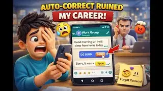ऑटो करेक्ट | Auto-Correct Ruined My Career 😂 | Funny Viral Story