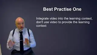 Video for Learning Best Practise One