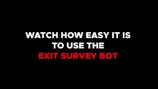 Engati Bot Marketplace - Exit Survey Bot Template