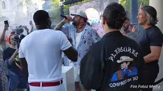 Gashi - Love Right Now (Live) in front of Akon & Gary Payton Super bowl LVI in #LA_Nite_Life