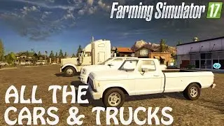 All Cars & Truck Vehicles in Farming Simulator 2017 | Great Machinery | PS4 | Xbox One