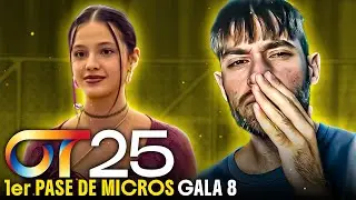 REACCION a CLAUDIA - KISS ME | PRIMER PASE DE MICROS GALA 8 | OT 2025 #OT2025