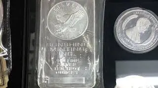 Silver Bars 1 oz 5 oz 10 oz 100 oz Engelhard Silver .999