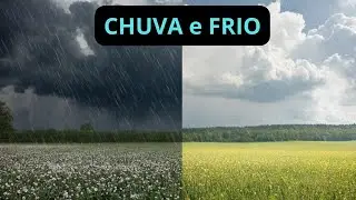 CHUVA e FRIOZINHO a caminho.