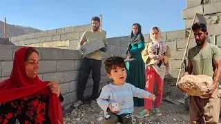A Delightful Day with Ali's Nomadic Family: From Buying Building Materials to Nomadic Life