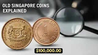 Singapore 1 cent 1967 and 1995, Two small coins, two eras