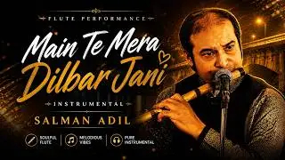 Main Te Mera Dilbar Jani  || Flute Performance Salman Adil || Live | Eyecomm Studio || Instrumental