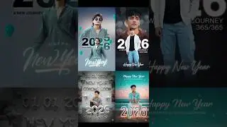 New year photo editing || 2026 photo editing  #2026 #newyear #shorts