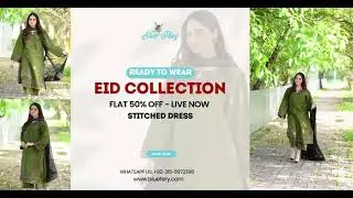 Bluefery 3PC Lawn Suit  Ladies Summer Collection 2026  Flat 50% OFF