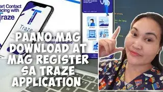HOW TO DOWNLOAD AND REGISTER TRAZE APP .TO SCAN QR CODE.