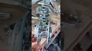 Honda 125 in full chrome modification #bike #honda #subscribetomychannel