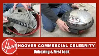Vintage Hoover S7053 Commercial Celebrity Canister Vacuum Unboxing & First Look