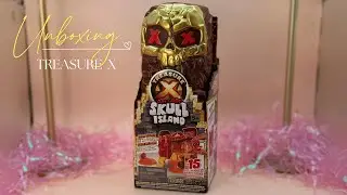 ASMR | UNBOXING Treasure X Lost Lands Skull Island Lava Tower by Moose | Mystery toys | no talking
