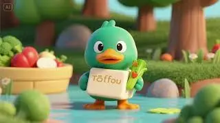 🦆🥦 Tofu the Vegetarian Duck 2 | A Picnic with a Plant-Based Twist! 🌽🌈