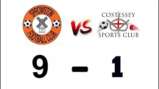 Sprowston 9-1 Costessey Rangers | Sprowston Rampant In The Rain! | U14 Premiership Highlights