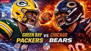 Green Bay Packers Vs Chicago Bears: NFL Live Vertical Play by Play and Watch Party