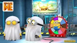 Despicable Me 2 - Minion Rush : NEW ! Ghost Minion Costume Halloween Haunted Hustle ! Funny Minion