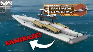New Kamikaze Unmanned Vessel! Pan Spatial RAMSTORM 4 Gameplay!