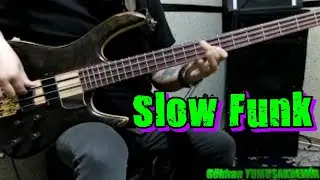 Slow Funk Bass improvisation - Slap Bass - Double Thumb - Finger Bass Techniques