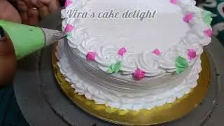 urgent cake decorating tutorial।simple cake decoration। cake design