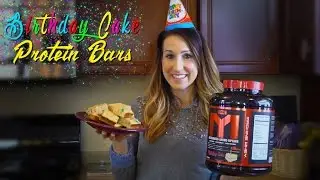 Birthday Cake Protein Bars | Cooking with Kara | Tiger Fitness