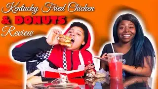 KFC Fried Chicken & DONUTS Sandwich Food Review