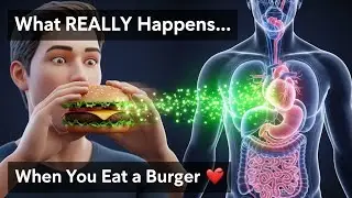 What Happens Inside Your Body When You Eat a Burger? | 3D Medical Animation