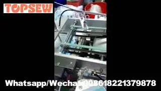 Full Automatic Flat Mask Making Machine /3ply Nonwoven Mask Making Machine