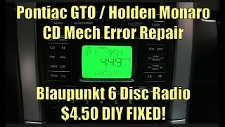 Как исправить ошибку CD Mech в Pontiac GTO или Holden Monaro 2004–2006 годов с 6-дисковой стереос...