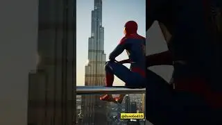 #SpiderMan #BurjKhalifa #DubaiSunset #HyperRealistic #VFXScene  #CinematicShot #Cityscape #marvel