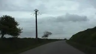 Driving From 22160 Le Botcol To 22160 Leign Devet, C&ocirc;tes d'Armor, Brittany, France 1st May 2017