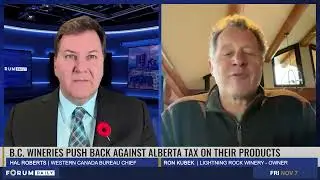 B.C. winery owner not impressed with Alberta government's tax on his product.