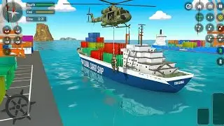 Real Cargo Ship Simulator 3D Gameplay 🚢 | Mobile Ship Simulator Android | Car Transportation