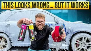 The MODERN Car Wash Technique YOU NEED to See!  DIY Detail Incredible Suds + Rinseless Wash DEMO.