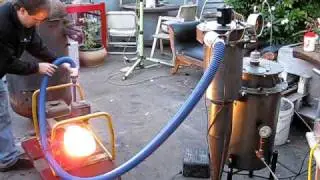 Small generator on wood gas - www.gekgasifier.com