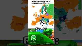 Most popular app in different countries