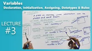 Variables, Datatypes and their rules Explained | Concept