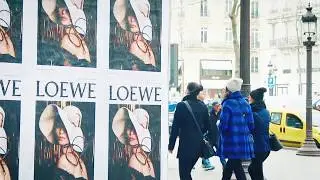 LOEWE x URBAN ACT : Fashion Week Paris - Affichage Sauvage / Wild Posting