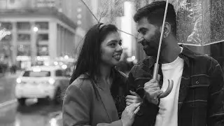 Indian Couple's Magical Pre-Wedding Shoot in Rainy Chicago Winter!