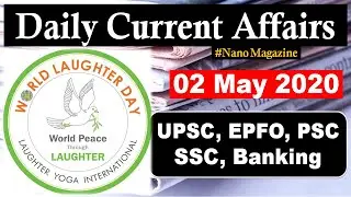 02 May Daily Current Affairs 2020 | The Hindu | PIB News in Hindi By Veer | Nano Magazine | SLV
