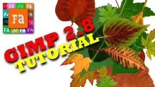 Paint With Leaves (animated brush) - GIMP 2.8 Tutorial