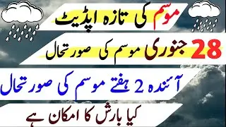 Weather Forecast for next 2 weeks in Pakistan || PK Weather Info 
