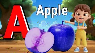 ABC Alphabet Phonics Song| Letters & Sounds || A is For Apple ||Learn Alphabet Song For Kids