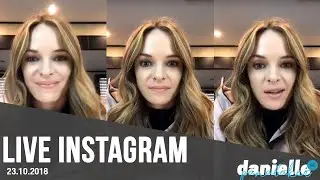 Danielle Panabaker Instagram live 23.10.2018