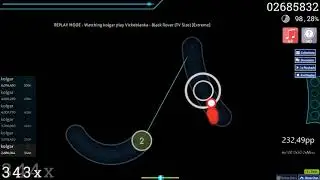 [Osu!] Vickeblanka - Black Rover (TV Size) [Extreme] HDHR 448x 2m (kolgar)