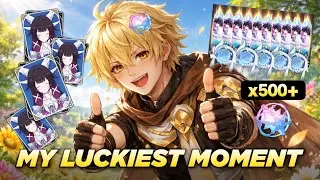 My LUCKIEST moment in Genshin history! Pulling Columbina for viewers and myself! [ EN / CN SUB ]