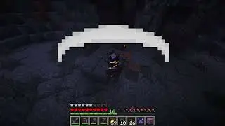 Harvesting wood on forever world Collecting a bunch of different blocks before I build