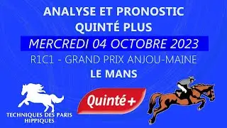 PRONOSTIC ET ANALYSE QUINT&Eacute; DU MERCREDI 04 OCTOBRE 2023 | outsider, favoris | pronostic quint&eacute; pmu