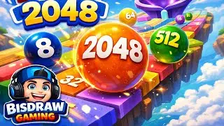 ball run 2048 live stream on youtube by - bisdraw gaming 🎮 #livestream🔴 #ballrun #bisdrawgaming