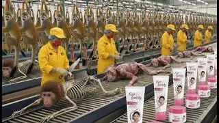 Inside the Monkey Fat Luxury Factory | Raw Material to Premium Women&rsquo;s Fair'& Lovely Cream Process